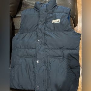 Men’s Hollister dark blue vest Puffer